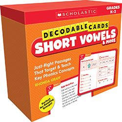 Photo of Decodable Cards: Short Vowels and More