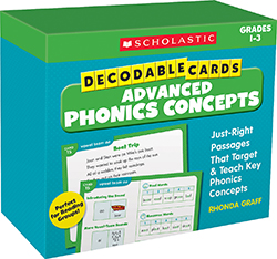 Photo of Decodable Cards: Advanced Phonics Concepts