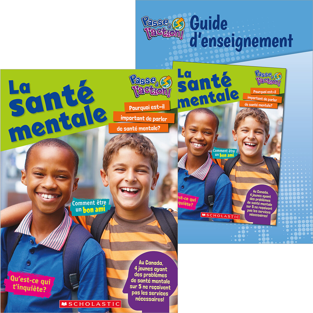 Passe &agrave; l'action: La sant&eacute; mentale Emballage de 16