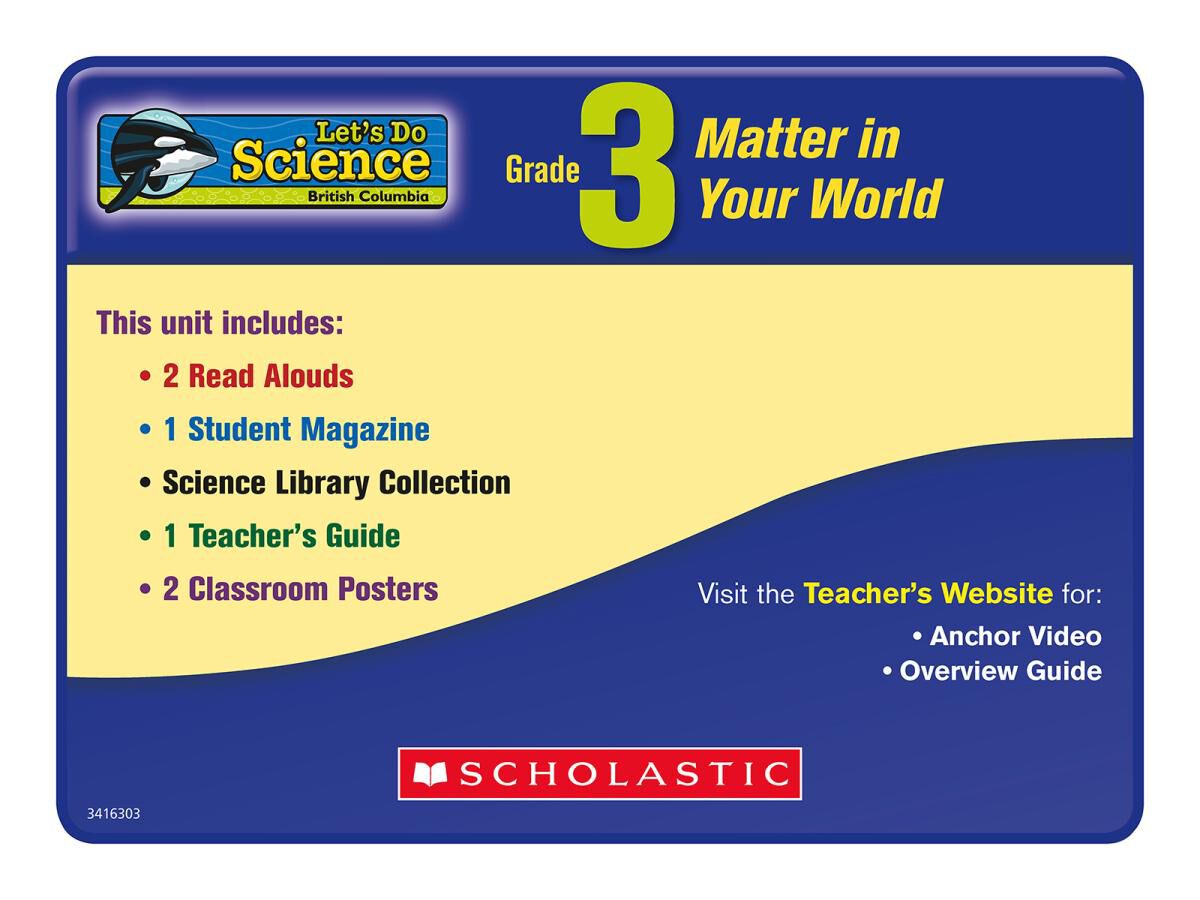 Let's Do Science BC Grade 3: Matter in Your World image number 5