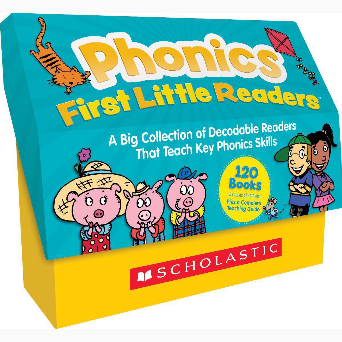 Phonics First Little Readers: A Big Collection of Decodable Readers That Teach Key Phonics Skills image number 0