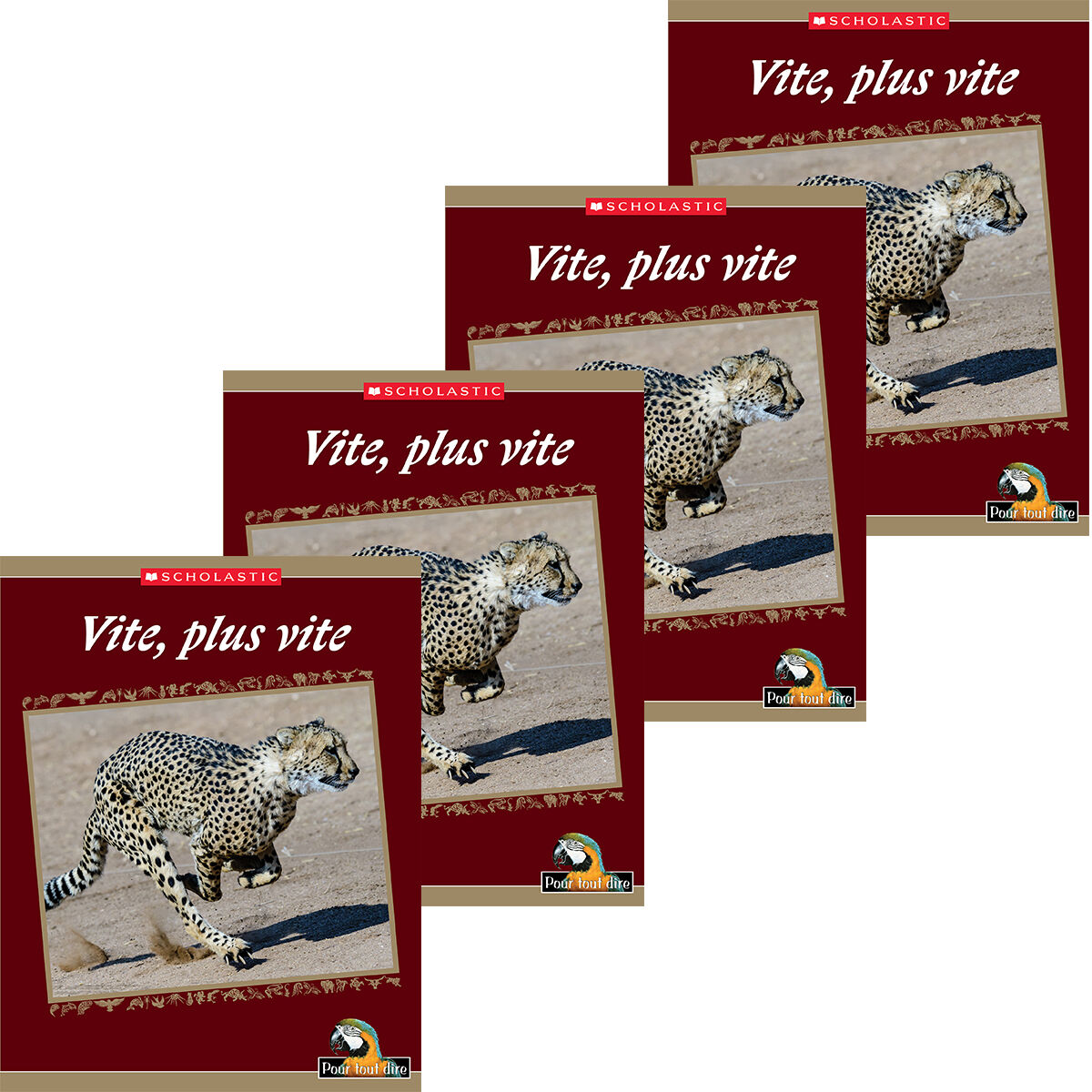 Pour tout dire: Le monde naturel: Les animaux: Vite, plus vite Emballage de 4 image number 0