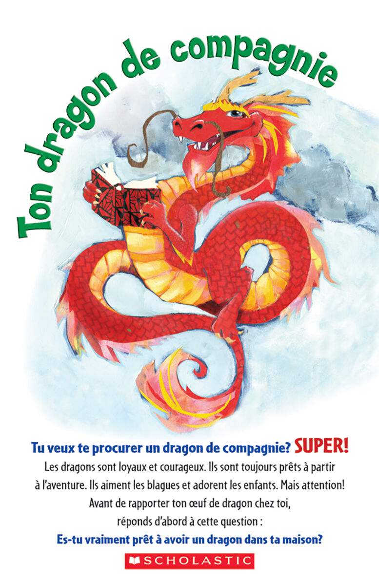 Envol an litt&eacute;ratie 2e &agrave; 4e ann&eacute;e: Niveau O: Ton dragon de compagnie Emballage de 6 image number 0