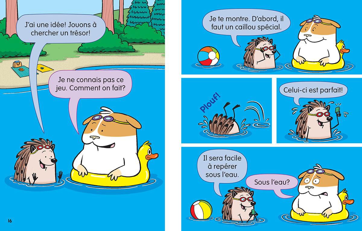 H&eacute;risson et Cochon d'Inde : No 4 - Allons nous baigner! image number 3