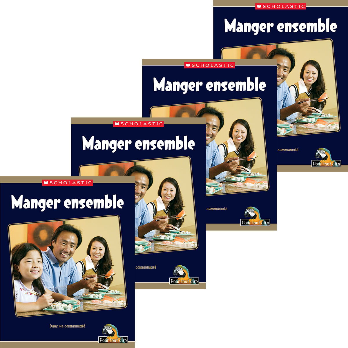 Pour tout dire La vie quotidienne: Dans ma communaut&eacute;: Manger ensemble Emballage de 4