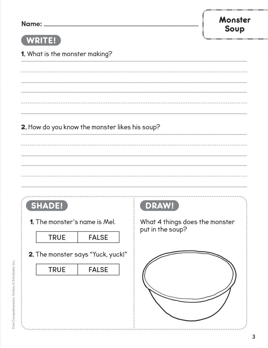 First Comprehension: Comics image number 2