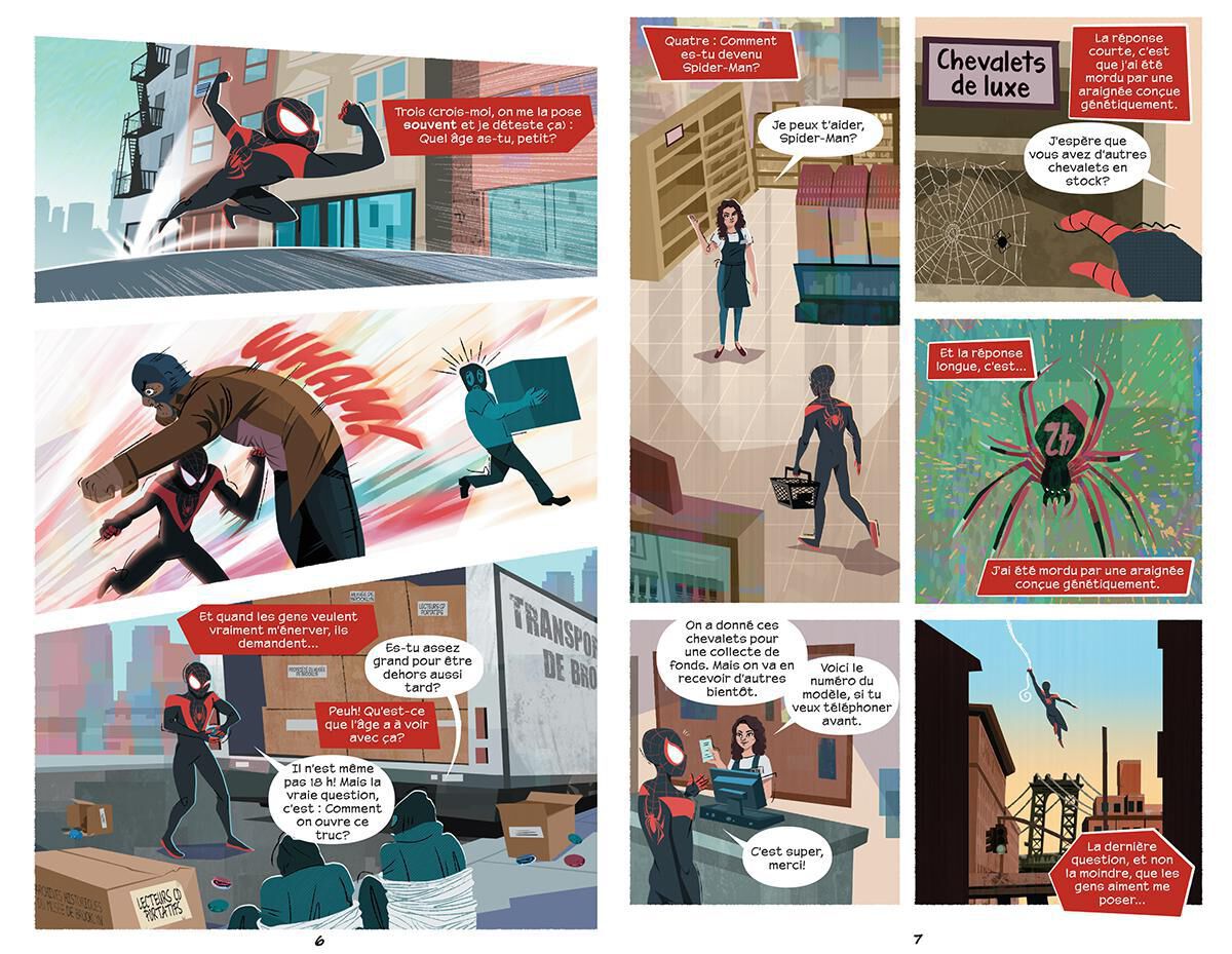 Marvel : Spider-Man : La bande dessin&eacute;e : Miles Morales : Ondes de choc image number 3