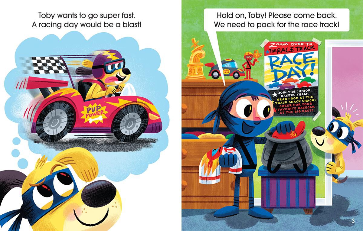 Moby Shinobi and Toby Too! Ready, Set, Go! image number 2