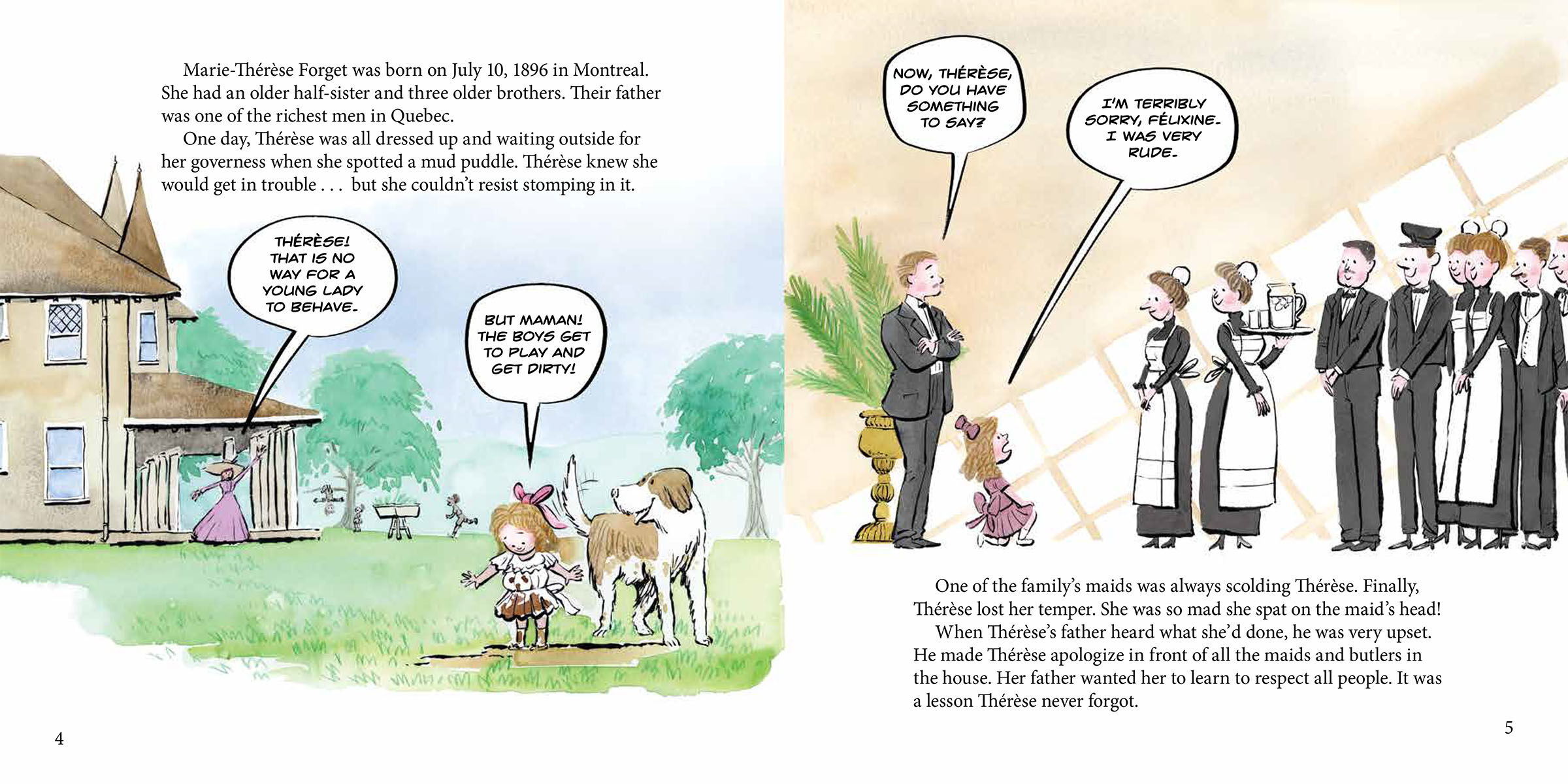 Scholastic Canada Biography: Meet Th&eacute;r&egrave;se Casgrain image number 2