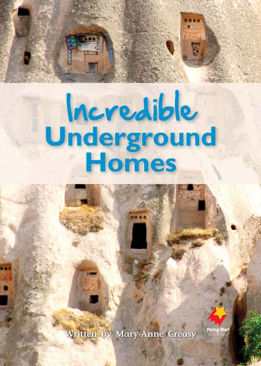 Flying Start: Level P: Incredible Underground Homes/The Wild Caves 12 Pack image number 1