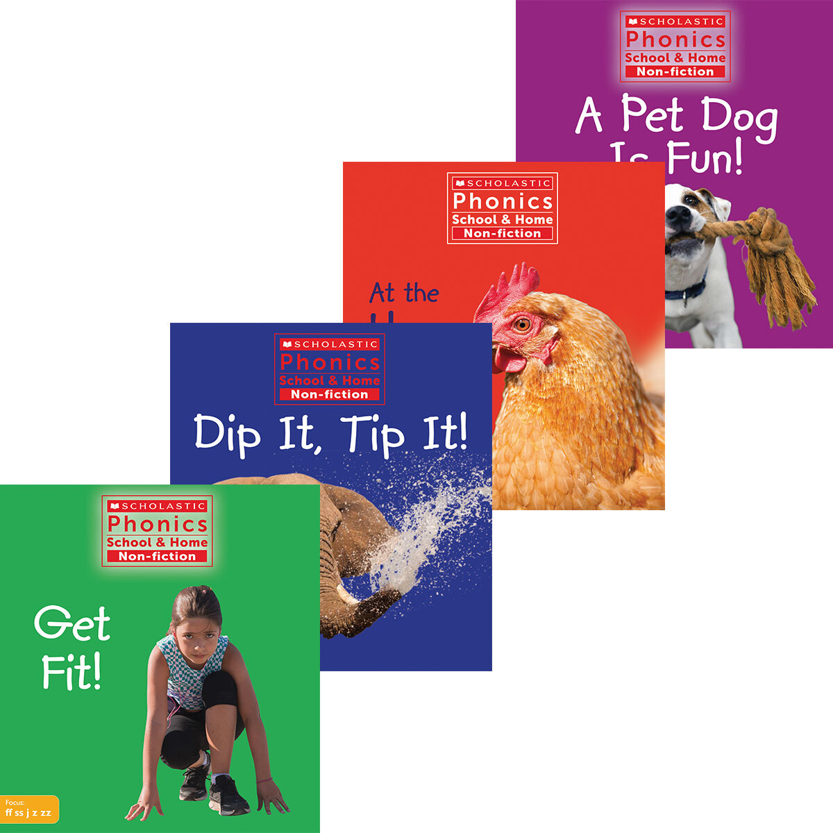 Scholastic Phonics School & Home Non-fiction Collection 1: Sets 1-4 image number 0