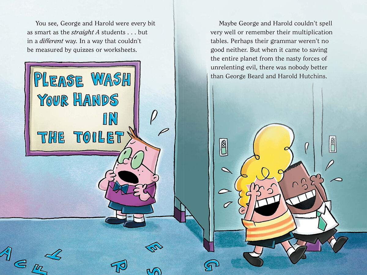 Captain Underpants #6: Captain Underpants and the Big, Bad Battle of the Bionic Booger Boy, Part 1: The Night of the Nasty Nostril Nuggets (Colour Edition) image number 3