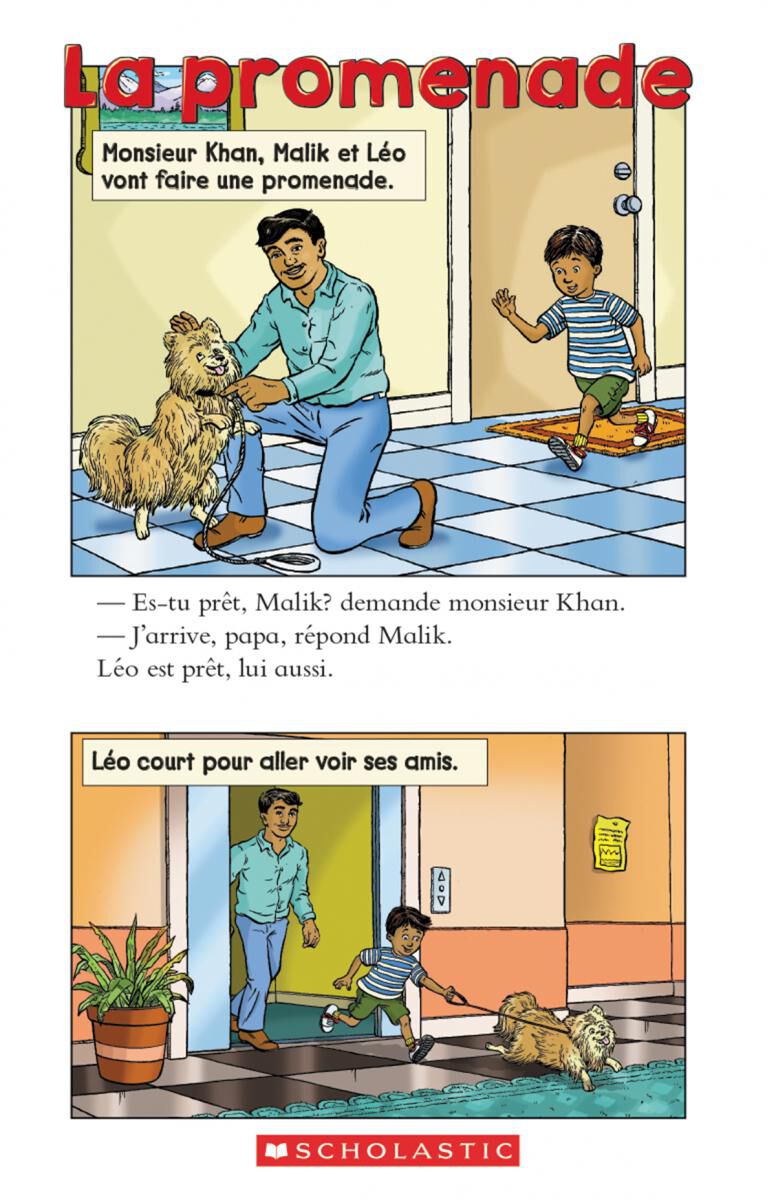 Envol an litt&eacute;ratie Maternelle &agrave; 4e ann&eacute;e: Niveau H: La promenade Emballage de 6