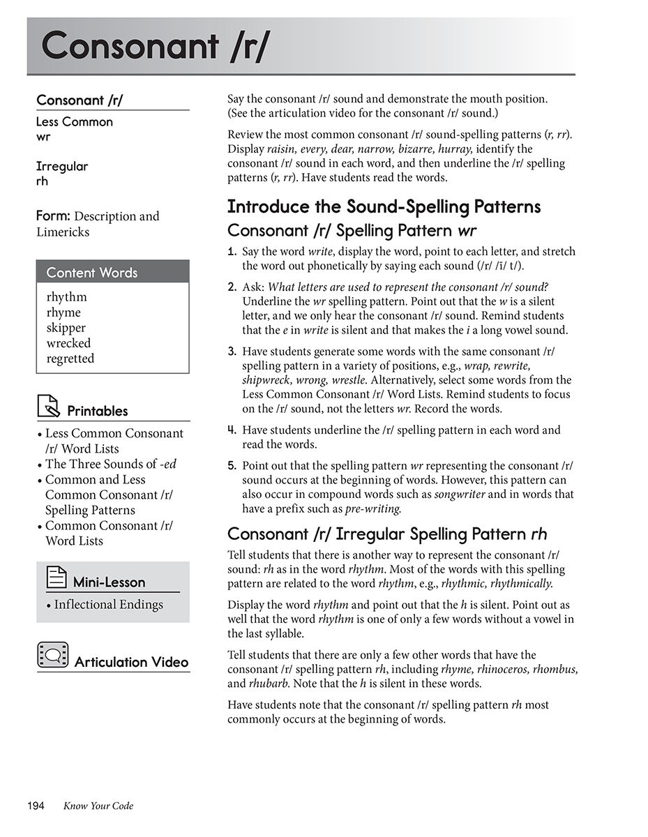 Know Your Code: Spelling Patterns for Reading & Writing Grades 3-4 Complete Pack image number 7