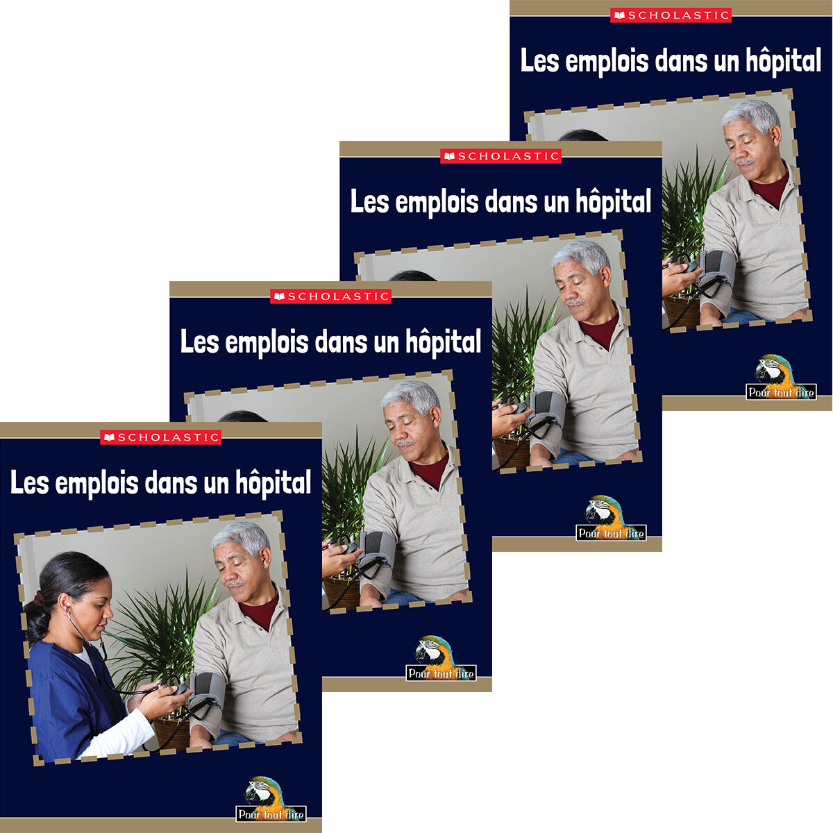 Pour tout dire Autour de moi: Les emplois: Les emplois dans un h&ocirc;pital Emballage de 4