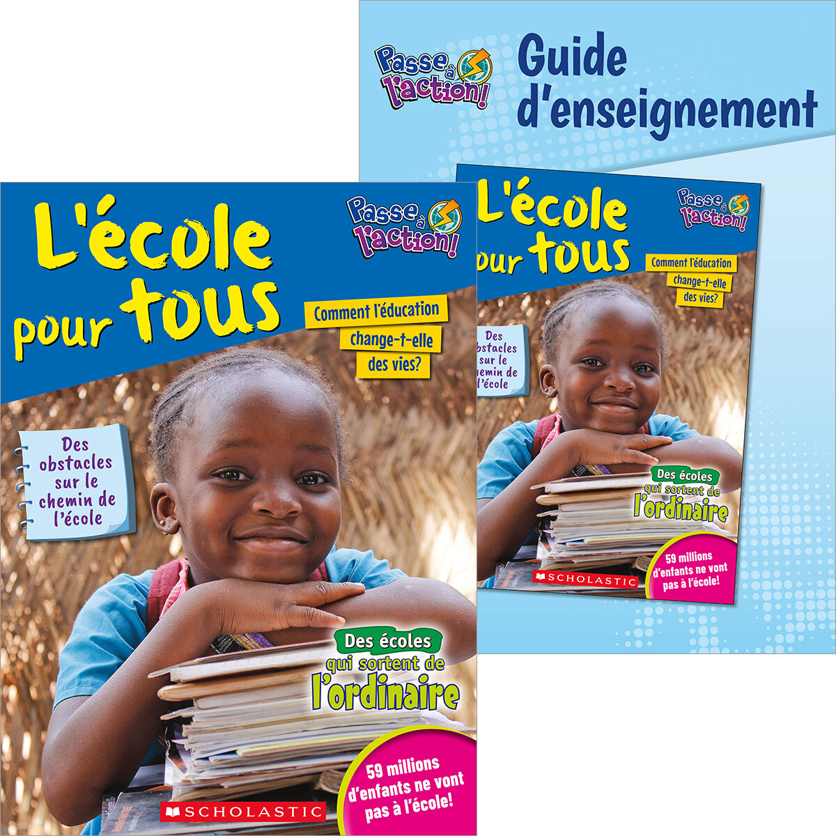 Passe &agrave; l'action: L'&eacute;cole pour tous Emballage de 16