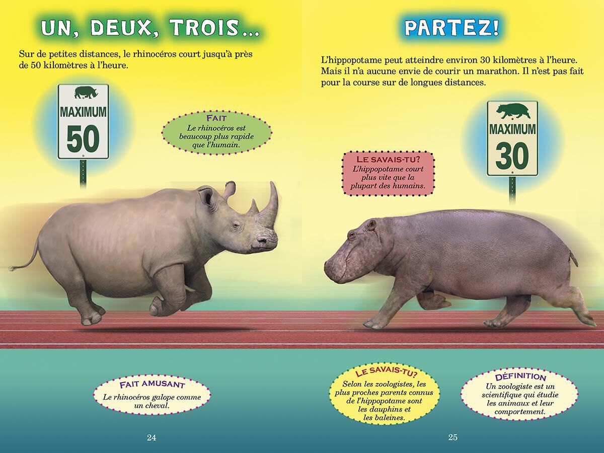 Qui va gagner? Le rhinoc&eacute;ros ou l'hippopotame? image number 1