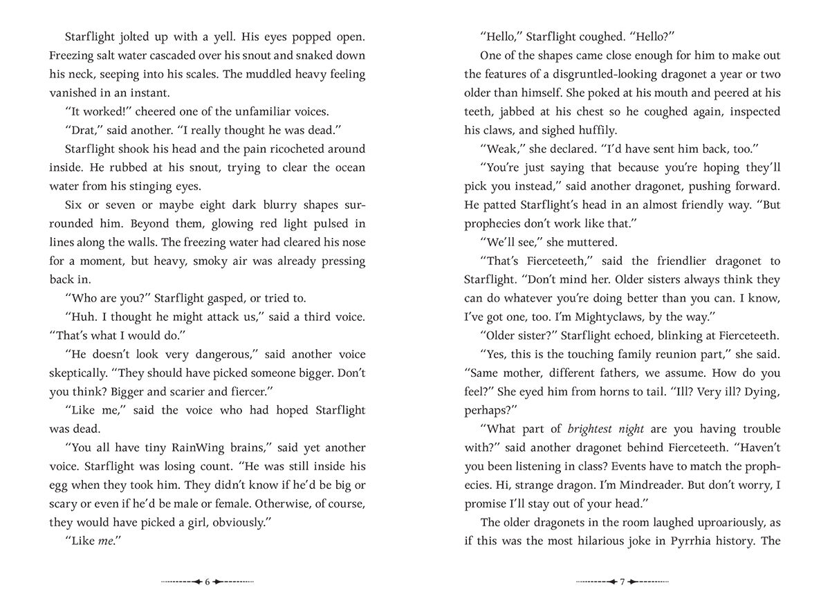 Wings of Fire Book #4: The Dark Secret image number 3