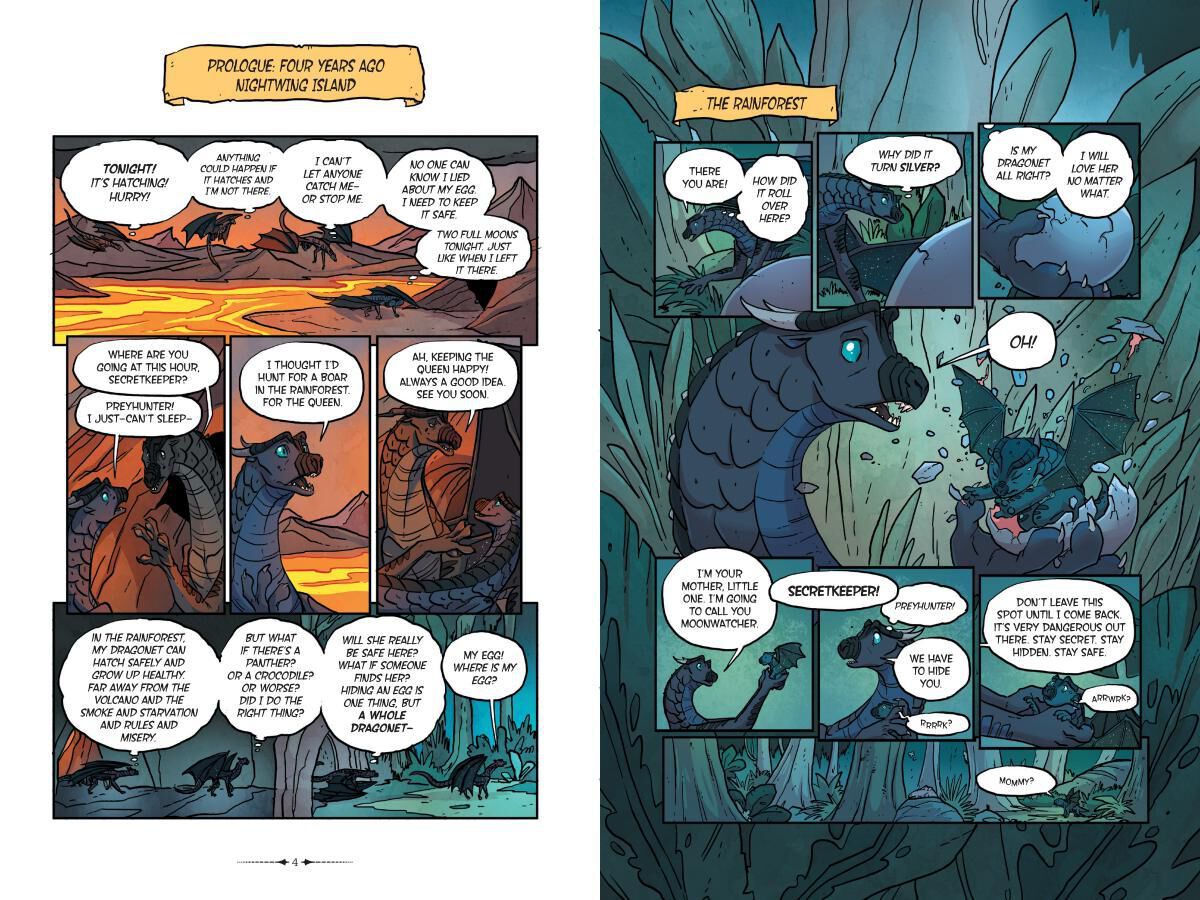 Wings of Fire: The Graphic Novel #6: Moon Rising image number 1