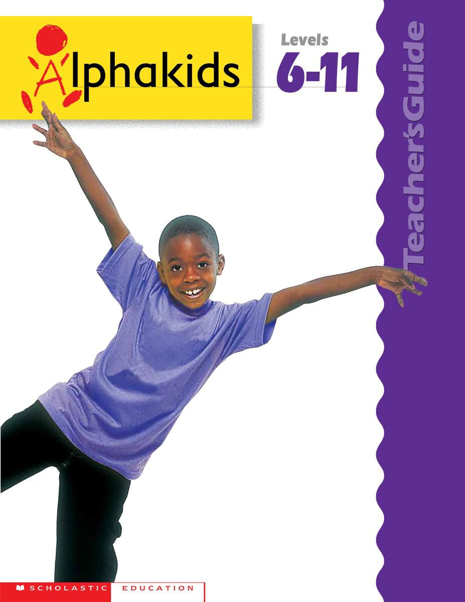 Alphakids: Set 1, Levels 6-11 Teacher's Guide image number 1