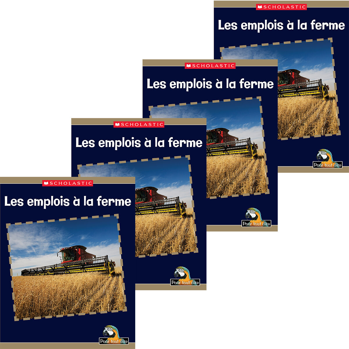 Pour tout dire Autour de moi: Les emplois: Les emplois &agrave; la ferme Emballage de 4