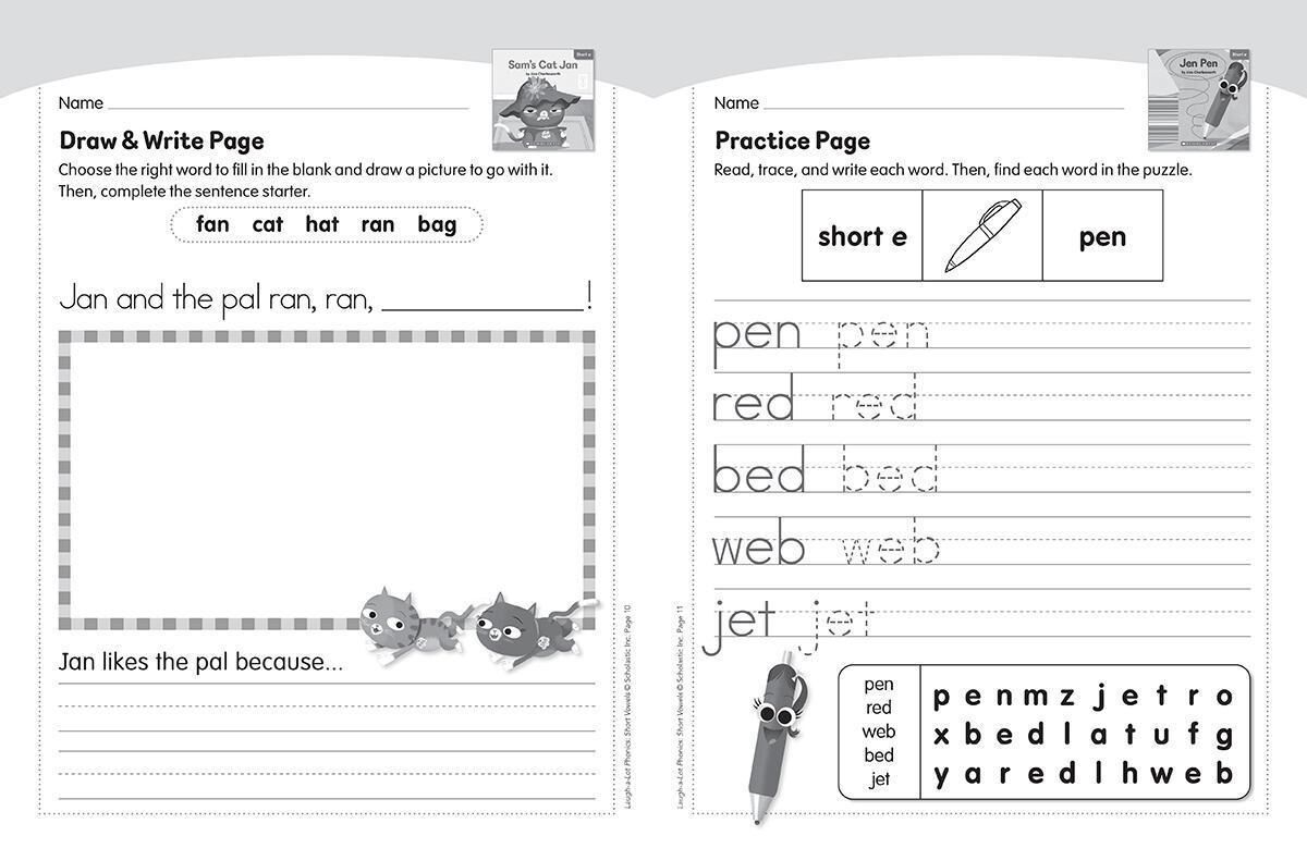 Laugh-a-Lot! Phonics: Short Vowels Classroom Set image number 2