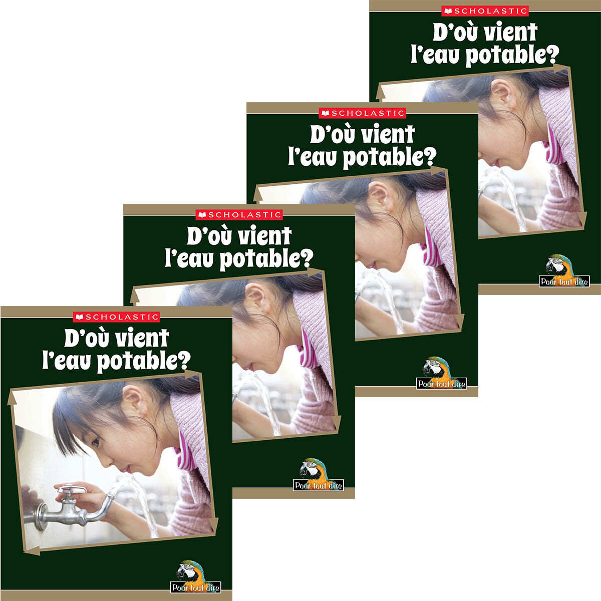 Pour tout dire Autour de moi: D'o&ugrave; cela vient-il?: D'o&ugrave; vient l'eau potable? Emballage de 4 image number 0