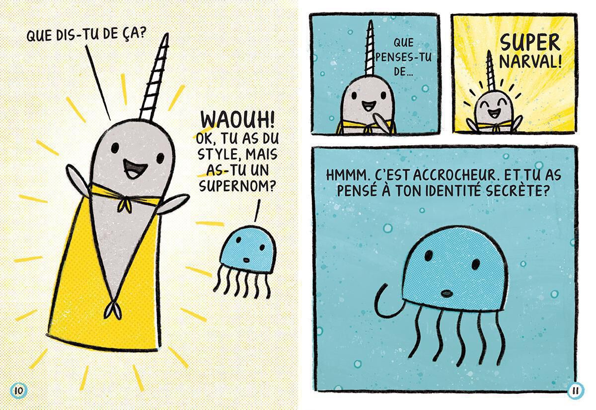 Les aventures de Narval et Gelato : N&deg; 2 - Super Narval et &Eacute;lectro-Gelato image number 1