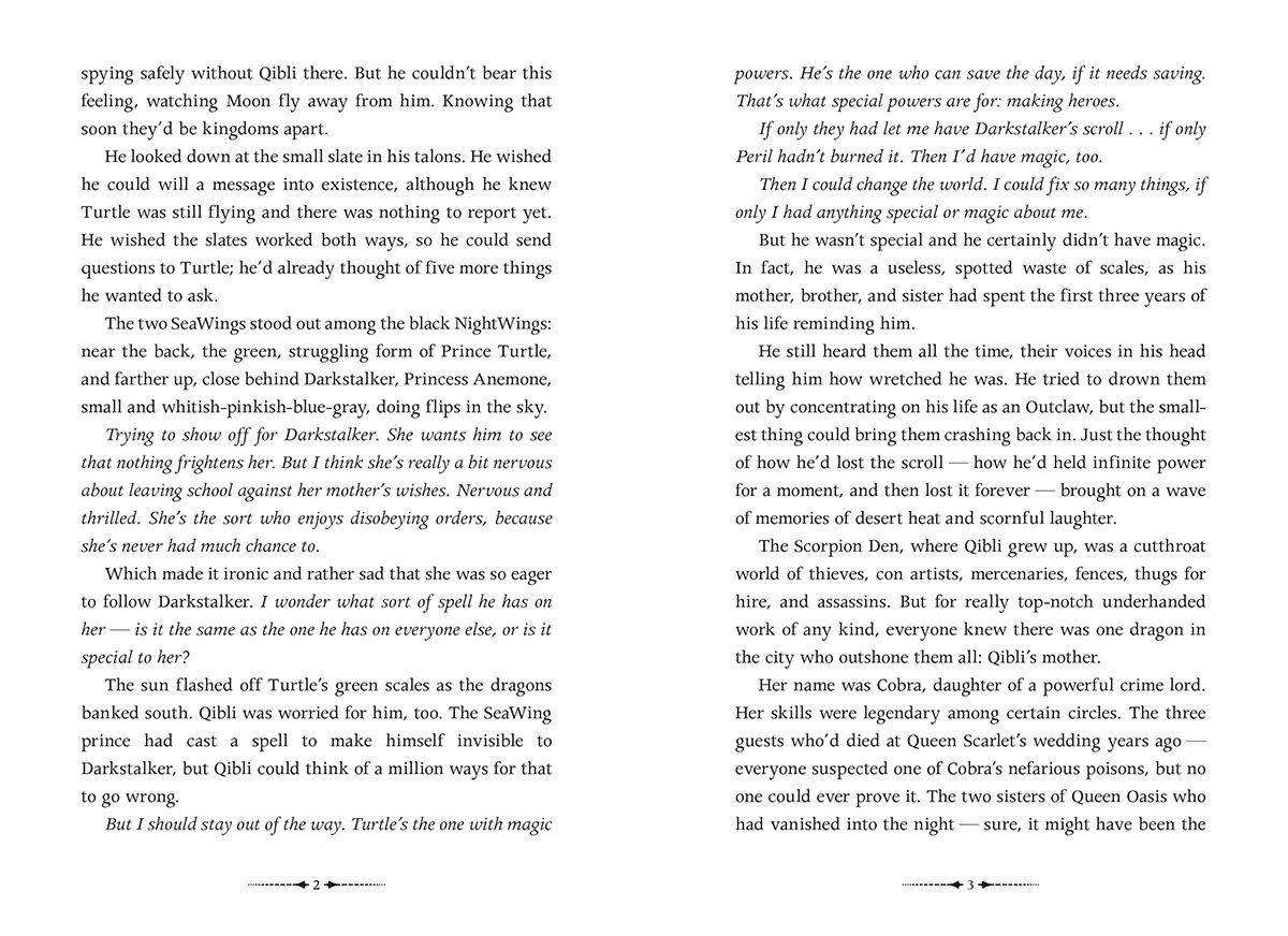 Wings of Fire Book #10: Darkness of Dragons image number 2