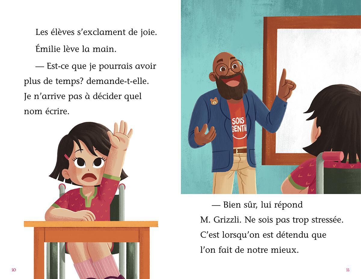 La classe de M. Grizzli : Le but d'&Eacute;milie image number 3