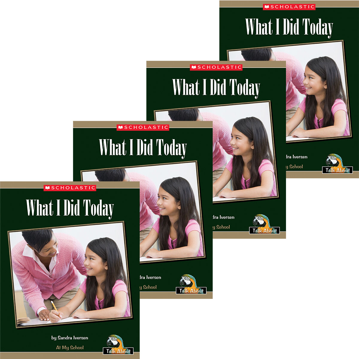 Talk About Everyday Things: At My School: What I Did Today 4 Pack