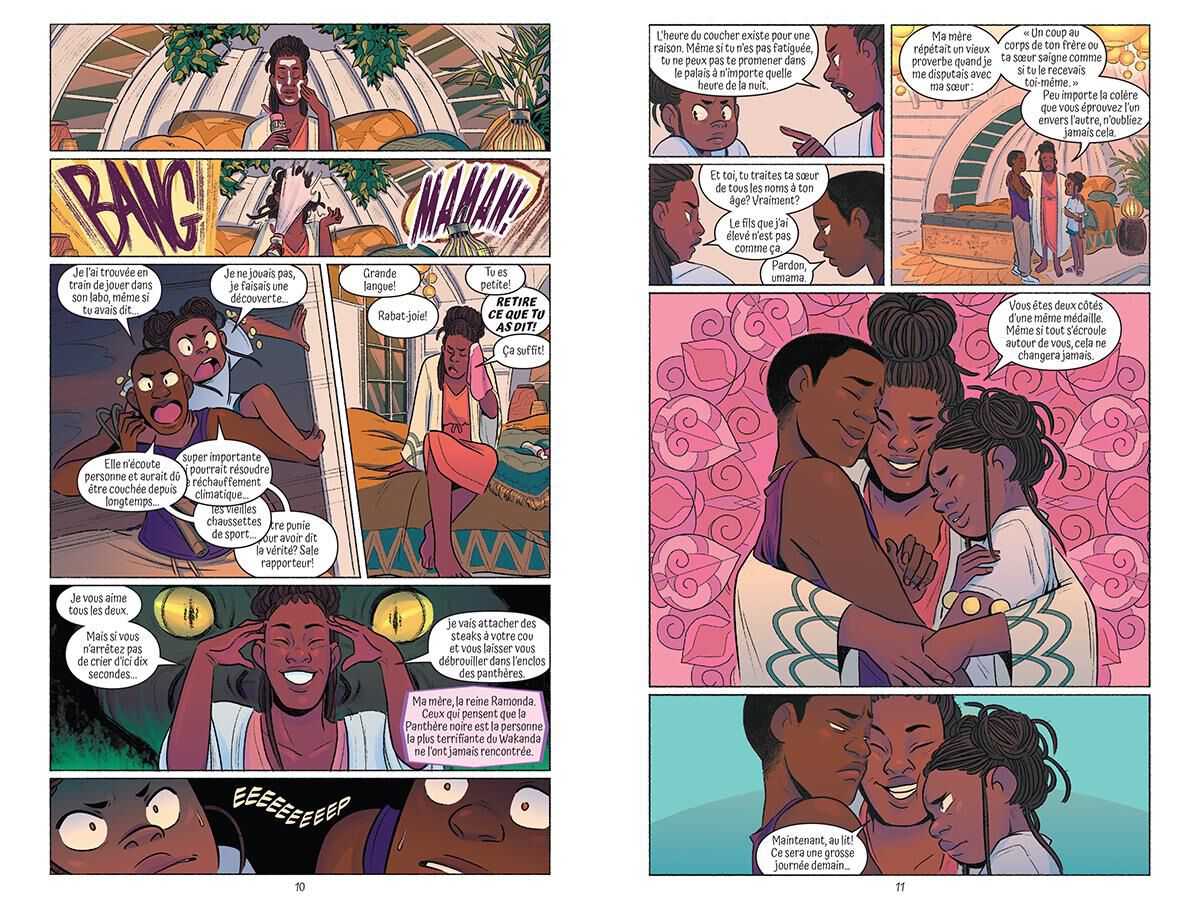 Marvel Panth&egrave;re noire : La bande dessin&eacute;e : Shuri et T'Challa : Au coeur des terres ancestrales image number 3