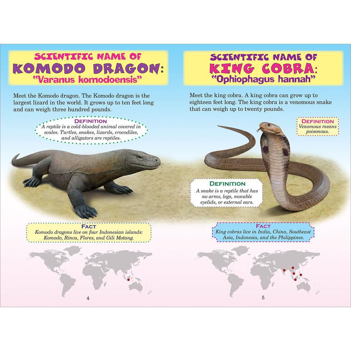 Who Would Win? Komodo Dragon vs. King Cobra image number 1
