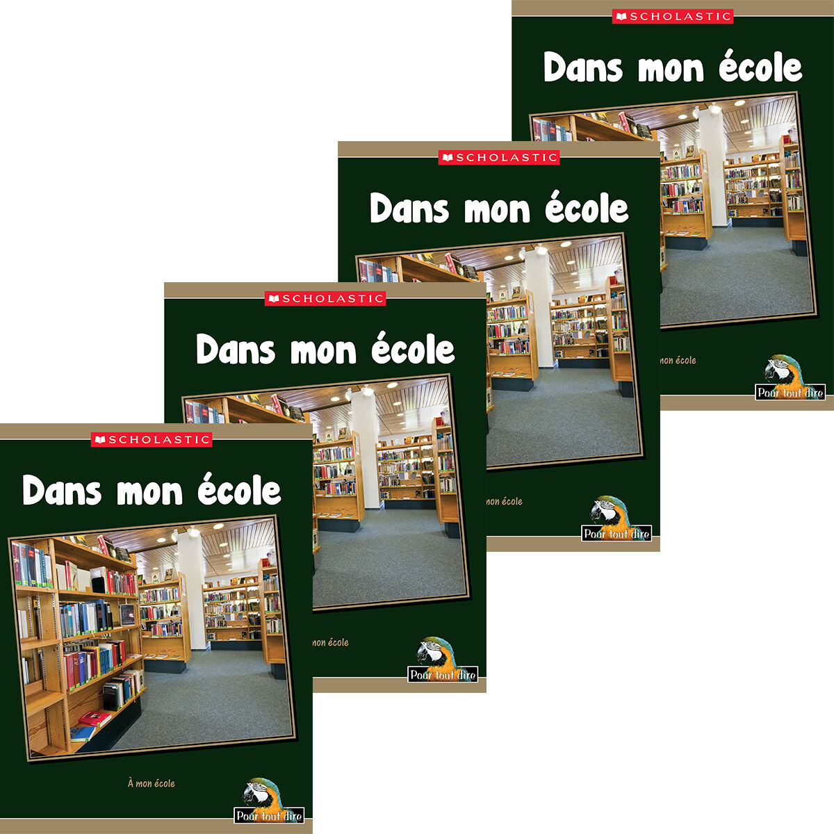 Pour tout dire La vie quotidienne: &Agrave; mon &eacute;cole: Dans mon &eacute;cole Emballage de 4 image number 0