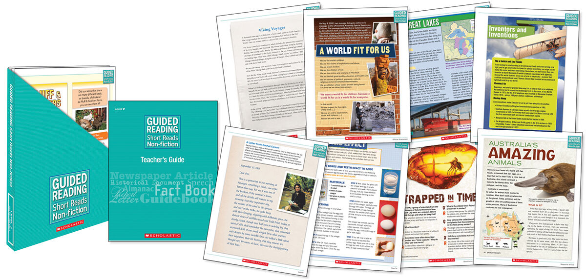 Guided Reading Short Reads Non-fiction Level V Complete Pack image number 0