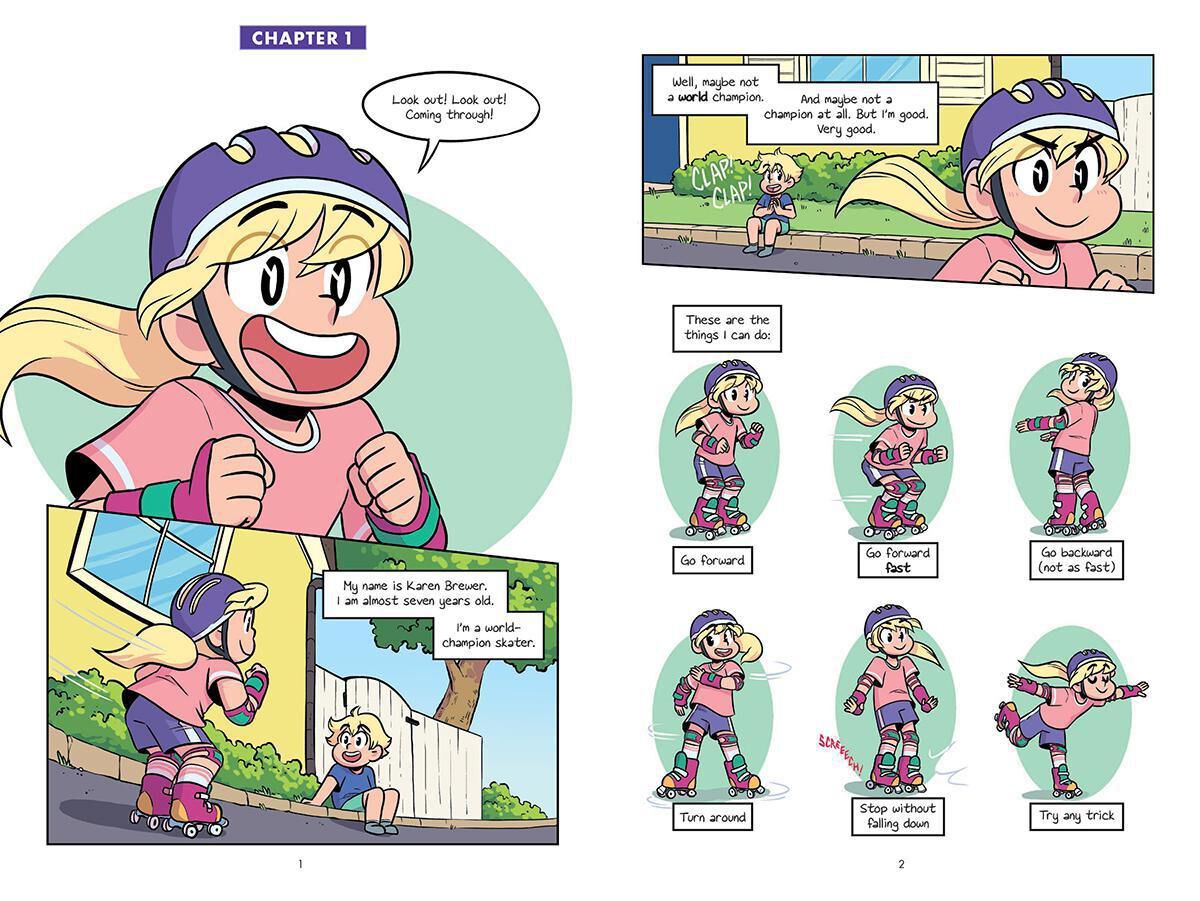 Baby-Sitters Little Sister #2: Karen's Roller Skates image number 1
