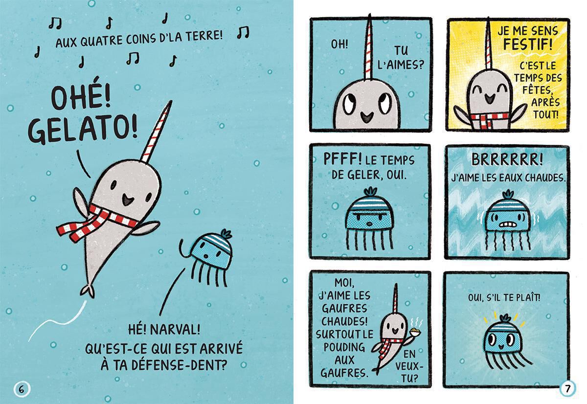 Les aventures de Narval et Gelato : N&deg; 5 - Joyeux Narvo&euml;l! image number 1