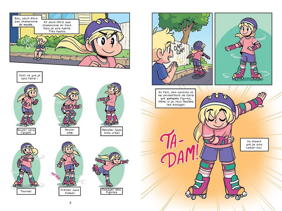 Baby-Sitters Petite soeur : N&deg; 2 - Karen et ses patins &agrave; roulettes image number 1