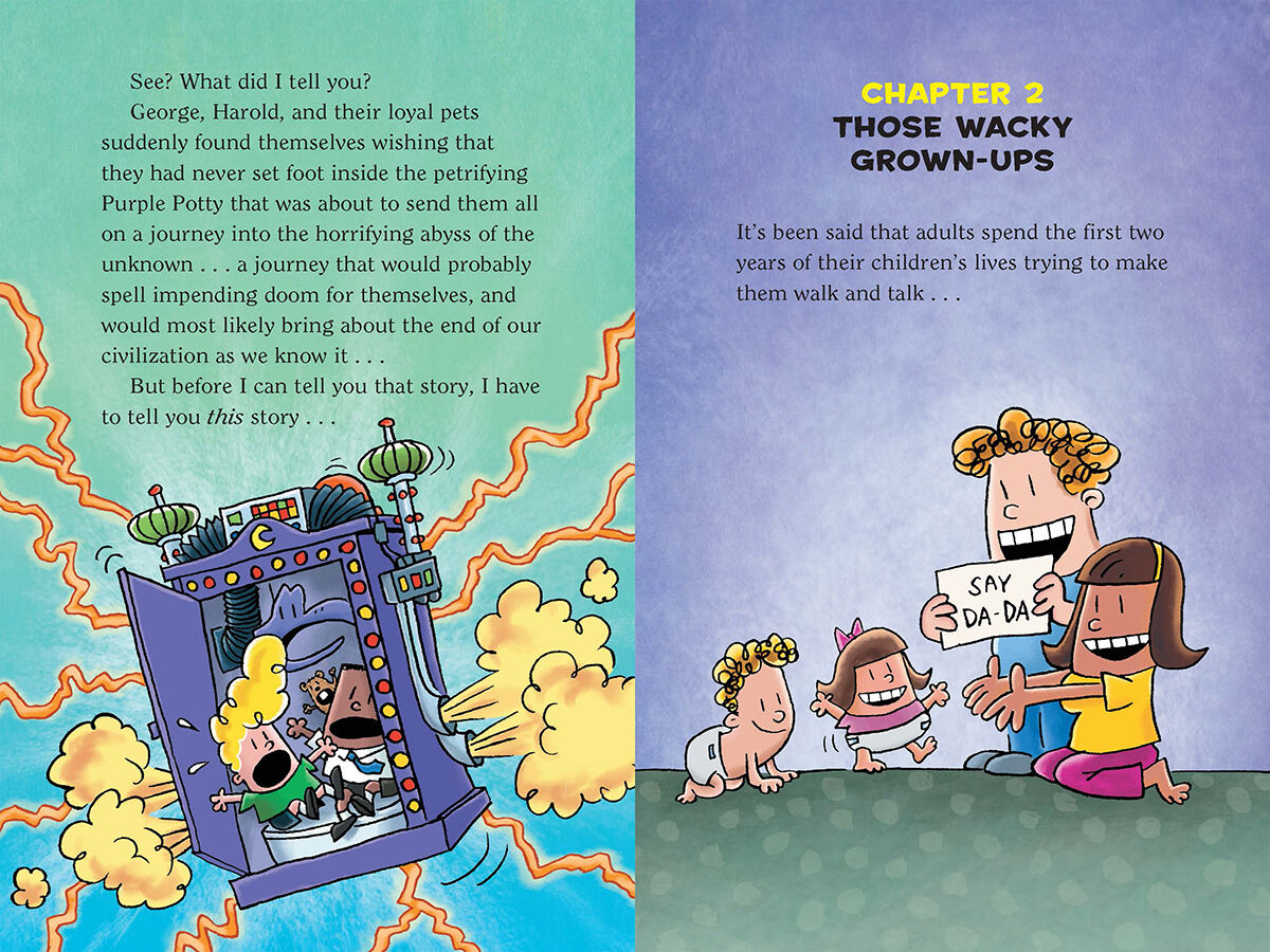 Captain Underpants #8: Captain Underpants and the Preposterous Plight of the Purple Potty People (Colour Edition) image number 3