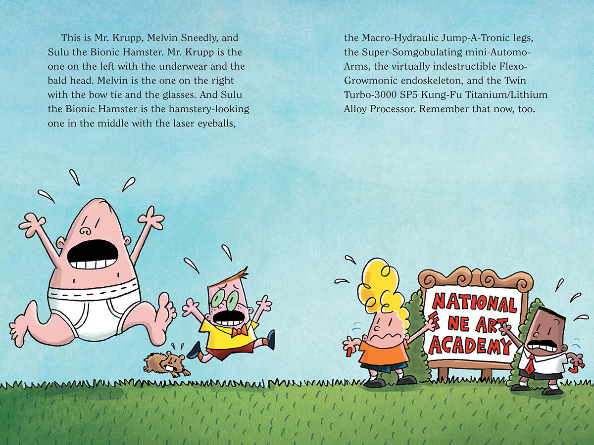Captain Underpants #7: Captain Underpants and the Big, Bad Battle of the Bionic Booger Boy, Part 2: The Revenge of the Ridiculous Robo-Boogers (Colour Edition) image number 2