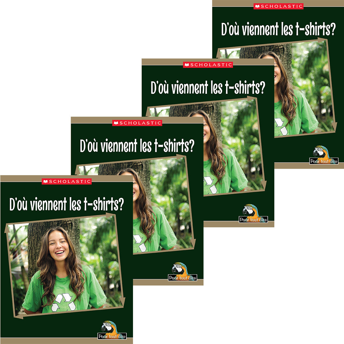 Pour tout dire Autour de moi: D'o&ugrave; cela vient-il?: D'o&ugrave; viennant les t-shirts? Emballage de 4 image number 0