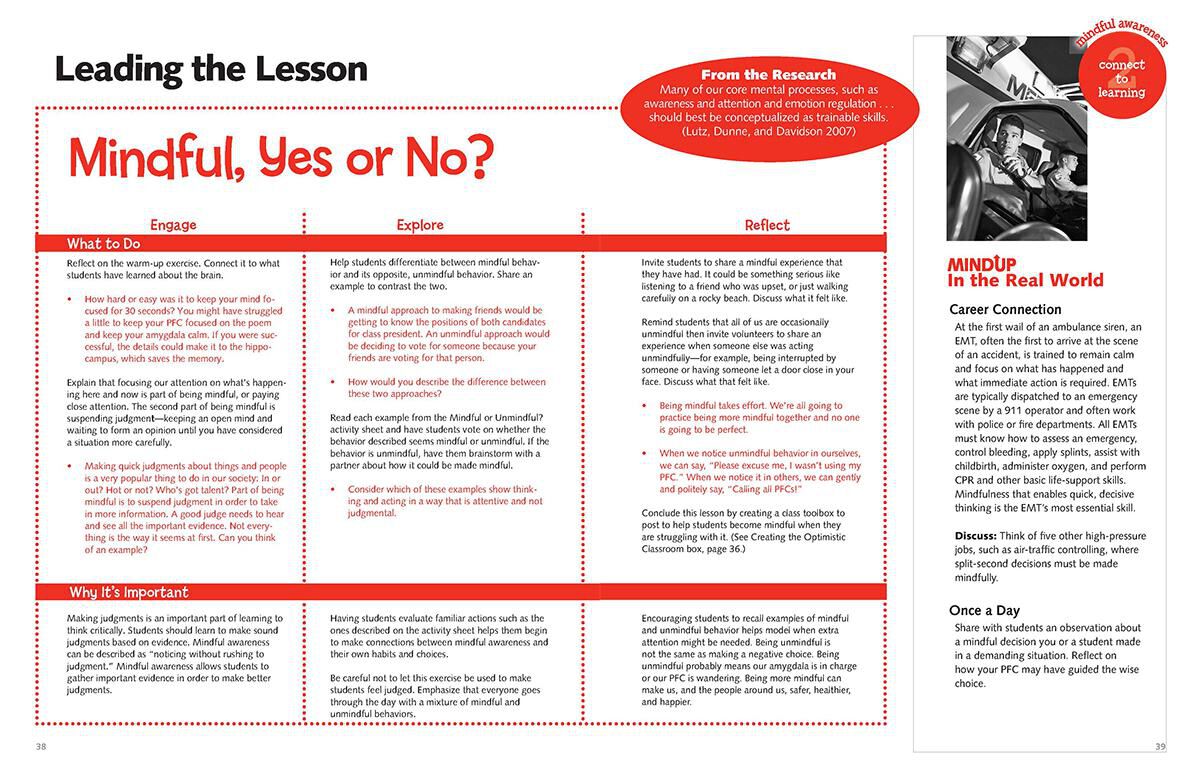 The MindUP Curriculum: Grades 6-8 image number 3