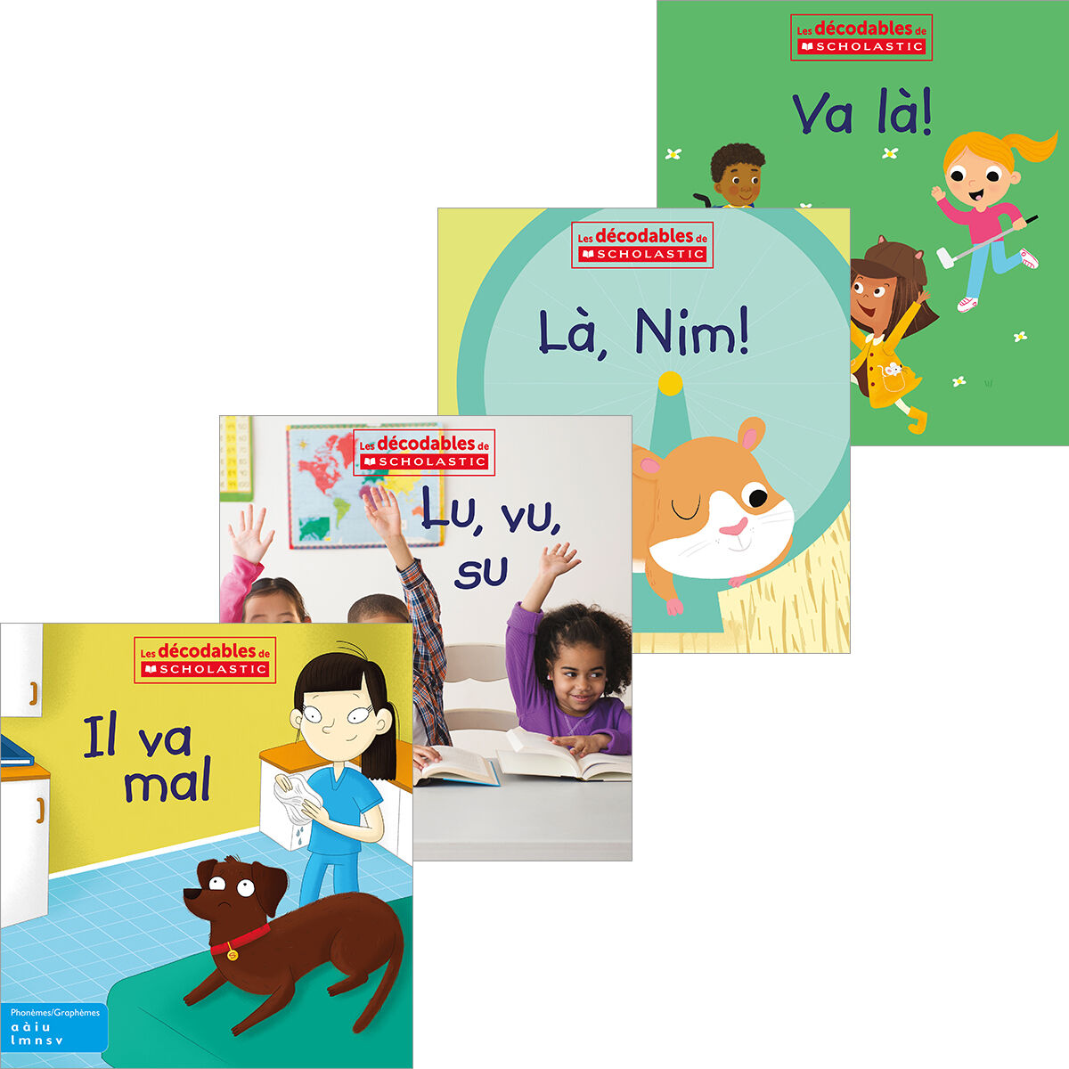 Les d&eacute;codables de Scholastic Emballage de biblioth&egrave;que