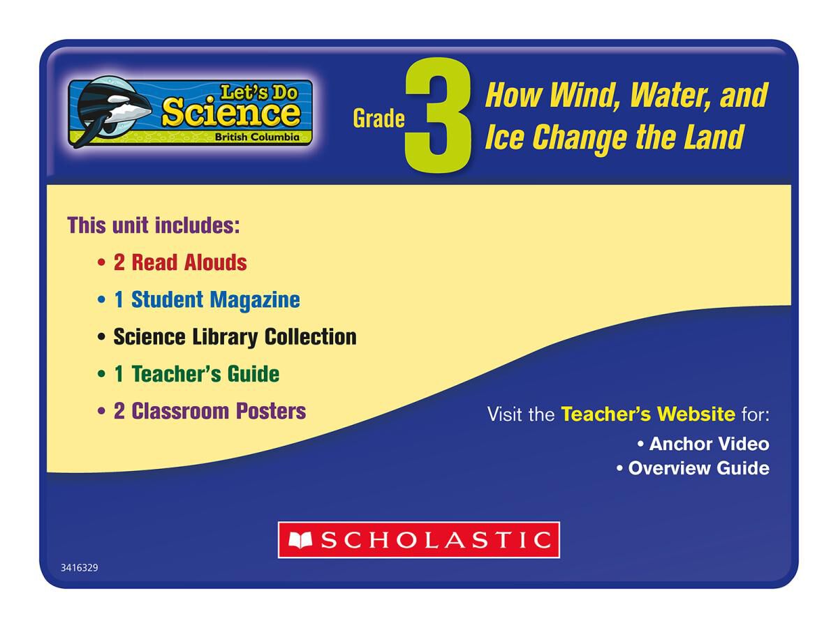 Let's Do Science BC Grade 3: How Wind, Water, and Ice Change the Land image number 5