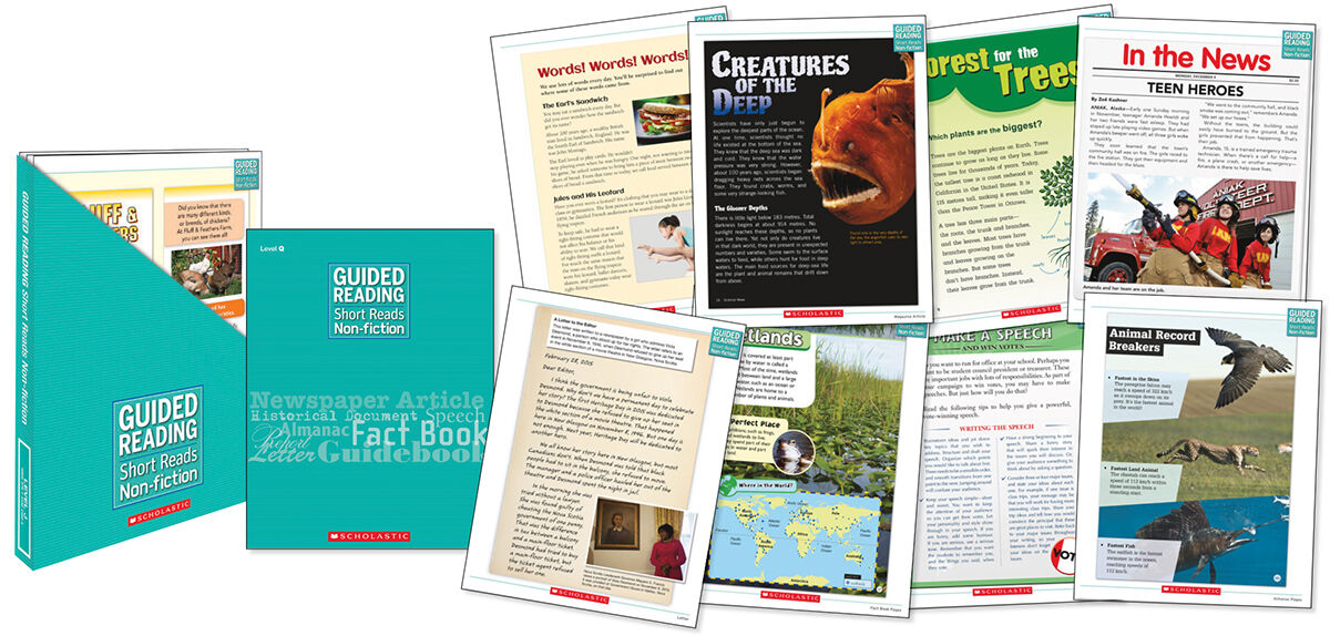 Guided Reading Short Reads Non-fiction Level Q Complete Pack image number 0