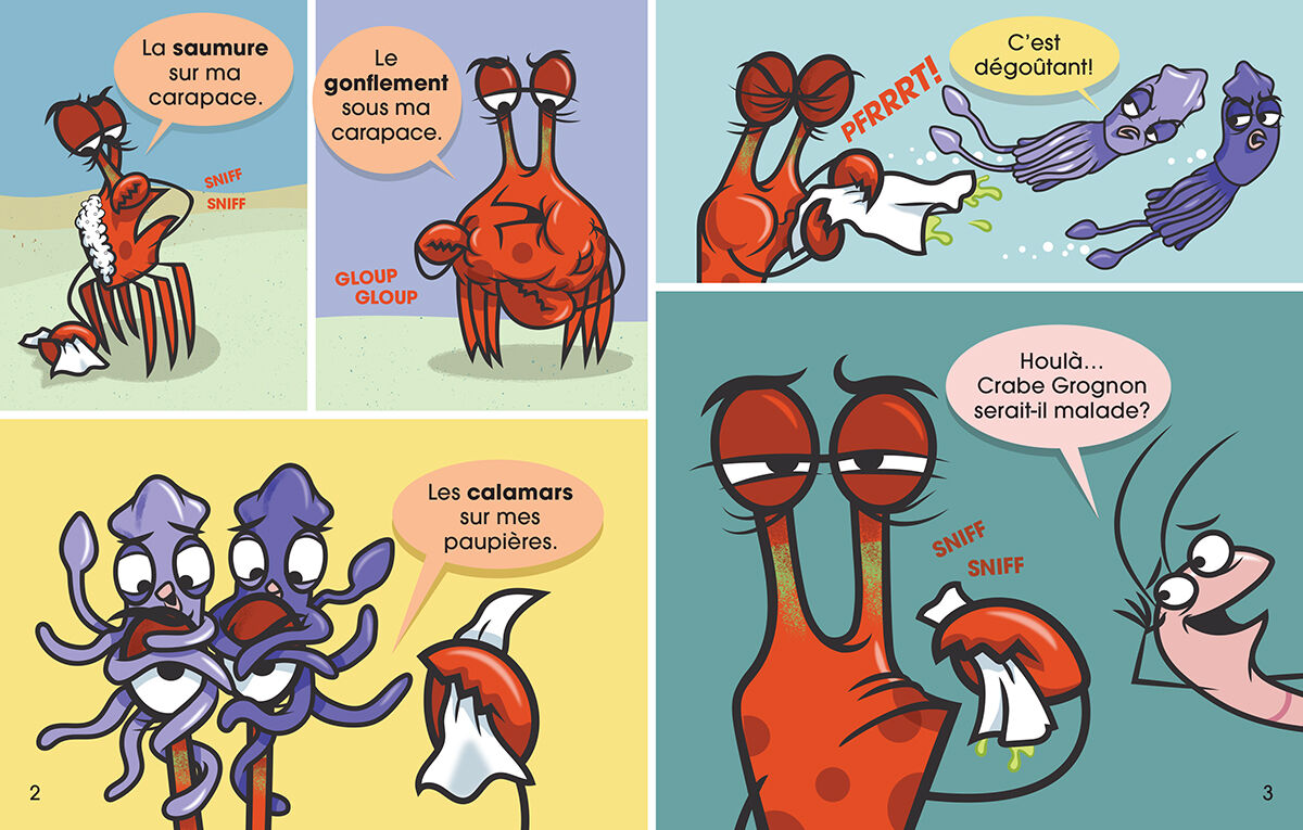 Crabe Grognon : N&deg; 4 - Prends soin de toi, Crabe Grognon! image number 1
