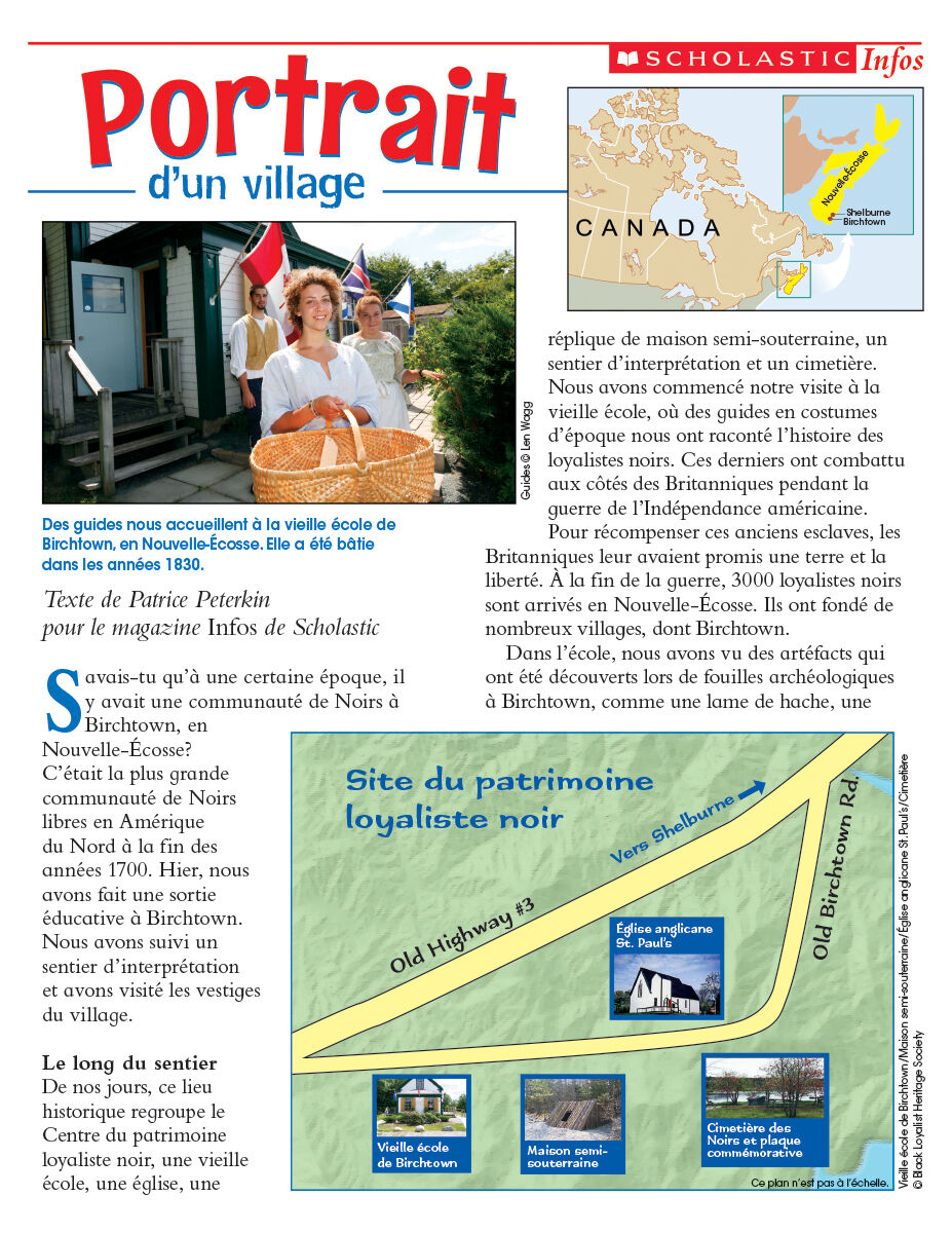 Envol an litt&eacute;ratie Maternelle &agrave; 4e ann&eacute;e: Niveau P: Portrait d'un village Emballage de 6