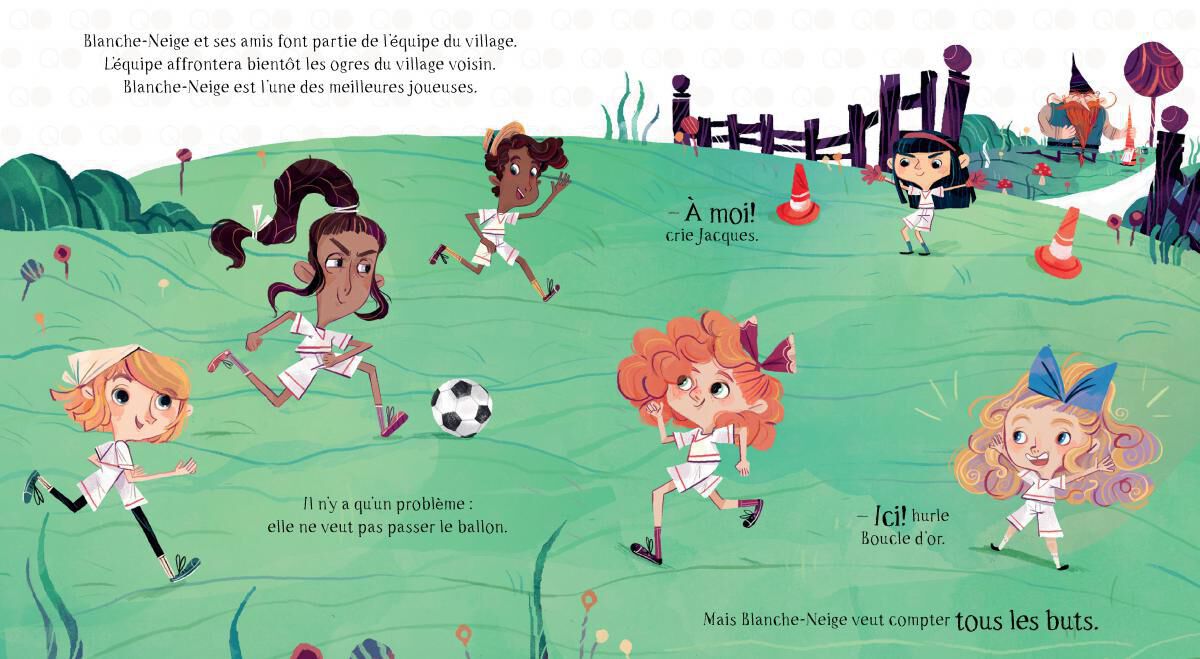 Au pays des contes de f&eacute;es : Passe le ballon, Blanche-Neige! image number 2