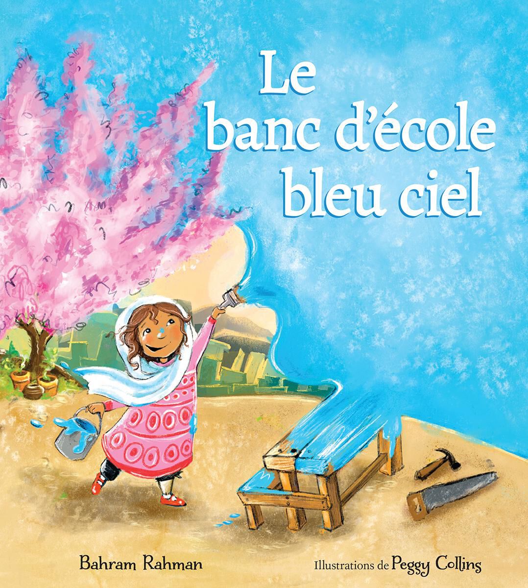 Le banc d'&eacute;cole bleu ciel image number 0