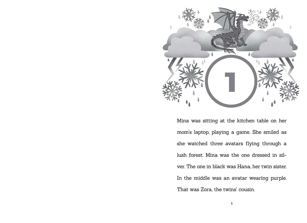 Dragon Girls #14: Mina the Lightning Dragon image number 1